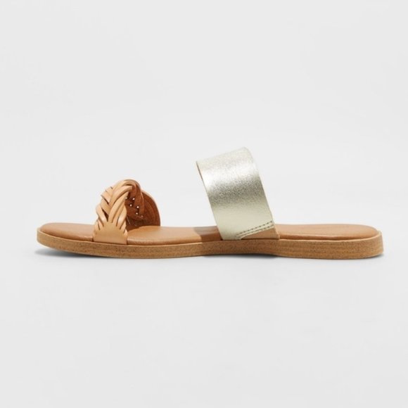 Universal Thread Torri Two Band Slide Sandal * 6 - Picture 2 of 7